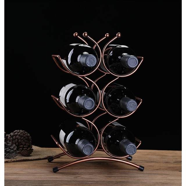European style wine rack decoration simple and creative wine bottle rack wine cabinet decoratio