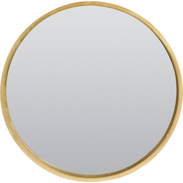 Round Wall Mirror With Gold Frame Large Decorative 50cm Wall Hanging Mirror