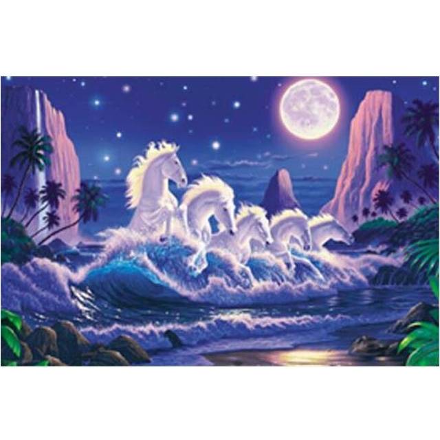2568-16x20-FD Horse Wave Poster