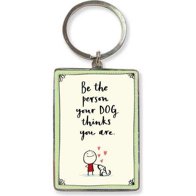 A Dog's Love Metallic Keyring Lovely Birthday Christmas Gift Idea
