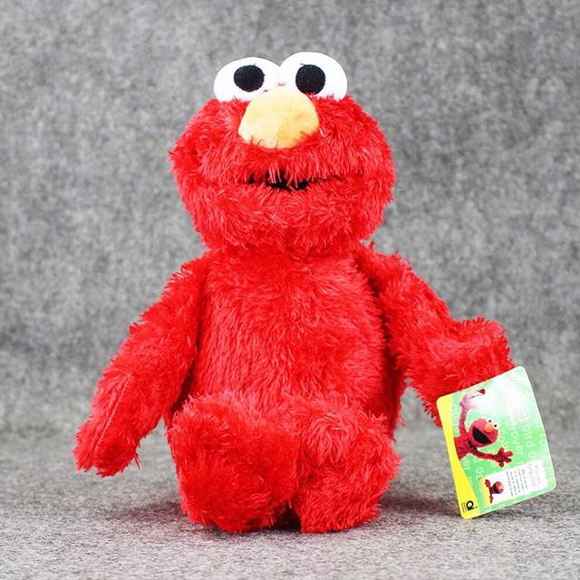 dzj Sesame Street Elmo Plush Toy Stuffed Dolls 31cm Gift for Children