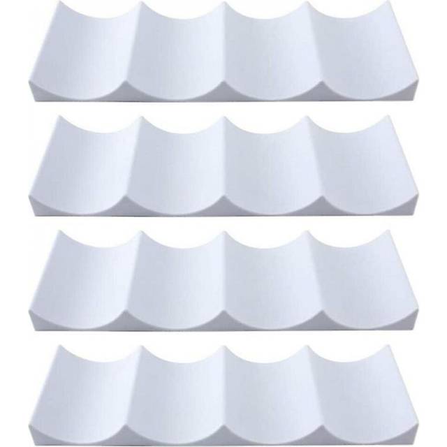 4 Pcs Plastic Beer Wine Bottle Rack Display Rack Kitchen Light Blue