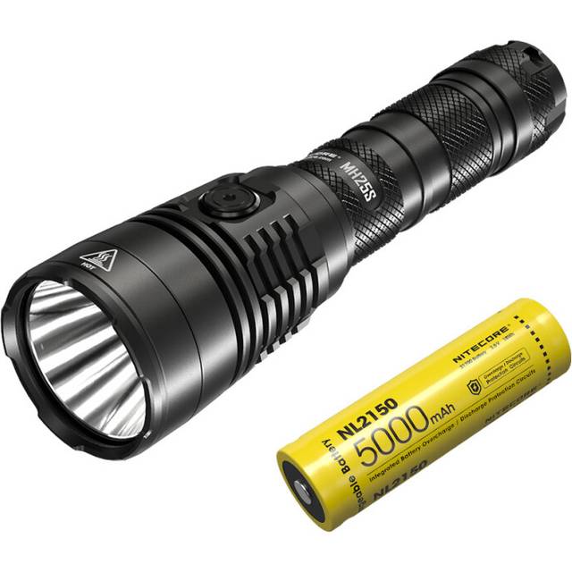 Nitecore MH25S SST40 1800lm USB-C Rechargeable Tactical Faslhlight with 5000mAh 21700 Battery 5 Modes Adjustable LED Torch