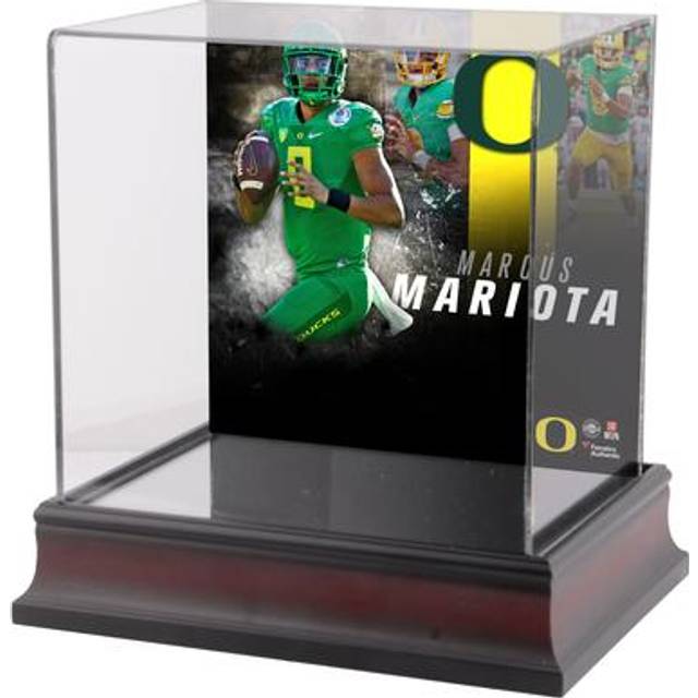 Marcus Mariota Oregon Ducks Deluxe Mahogany Mini Helmet Case