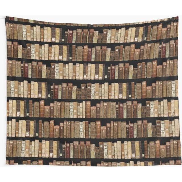 Tapestry 60x50inch Medieval manuscripts bookshelf Wall Hanging Art DÃ©cor Living Room