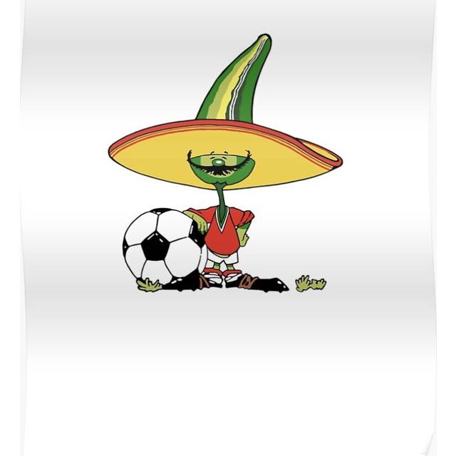 Posters Mexico 86 16x20 inch or 20x20 inch Wall Art Soccer Print