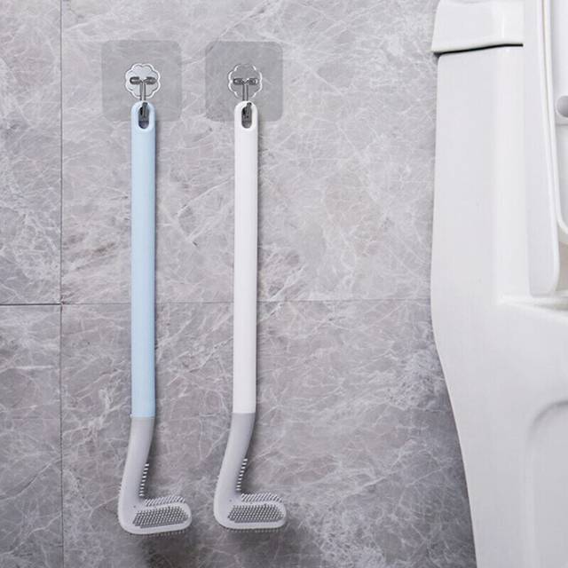 Wall-Mounted Long-Handled Toilet Brush Golf Brush Head Toilet Brush Cleaning Tool Home Wc Accessories Sets