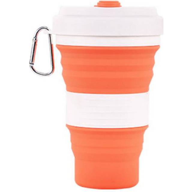 1Pcs 550ml Travel Folding Cup Water Bottle Outdoor Travel Goods Shrink Coffee Cup Creative Gift Water cup Folding water bottle