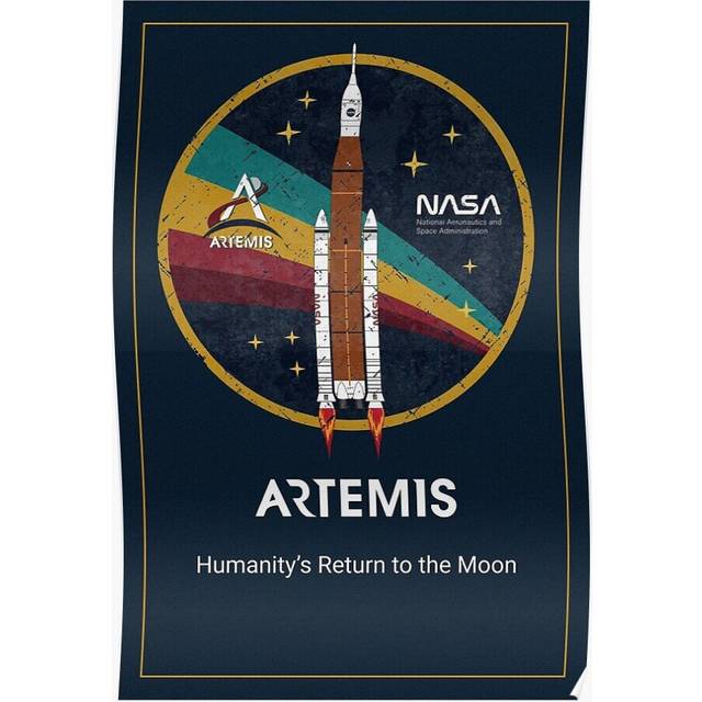 Posters Artemis Emblem - Vintage Texture 16x20 inch or 20x20 inch Wall Art Soccer Print