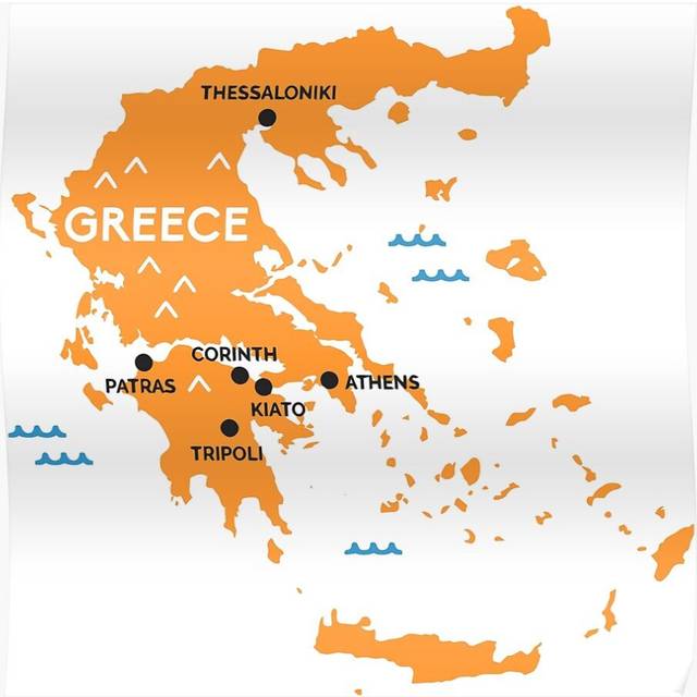 Posters greece map 16x20 inch or 20x20 inch Wall Art Soccer Print