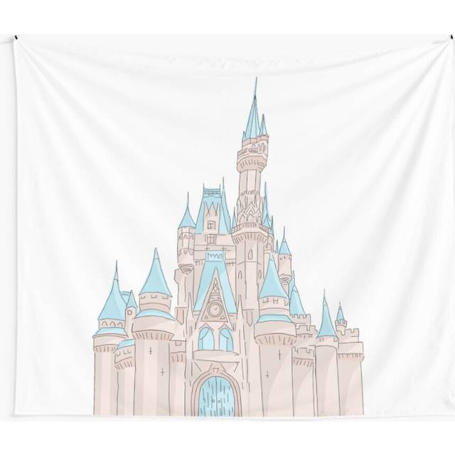 Tapestry 60x50inch disney castle Wall Hanging Art DÃ©cor Living Room