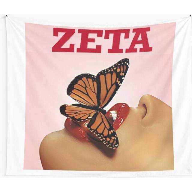 Tapestry 60x50inch Zeta Butterfly Wall Hanging Art DÃ©cor Living Room