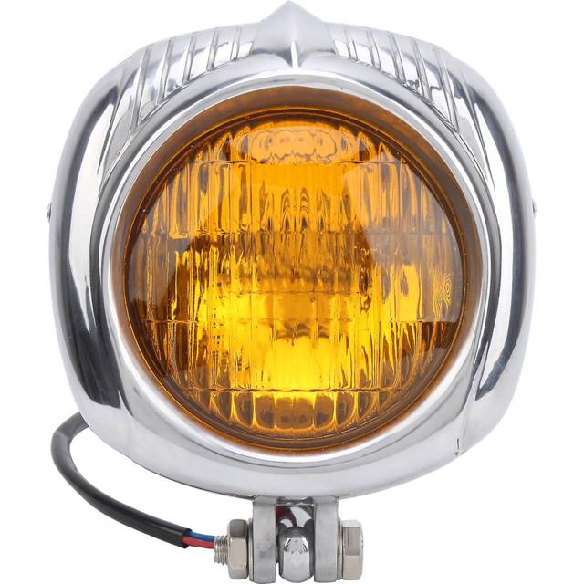 12v Front Headlights High Strength Aluminium Alloy 10mm Bolt Mounting Universal For Retro Motorcycle