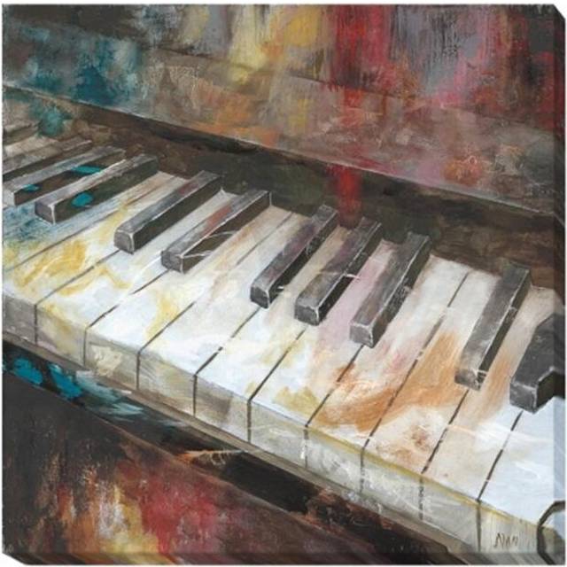 My Piano Canvas Giclee Artwork - 36 in.