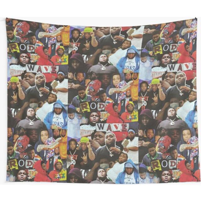 Tapestry 60x50inch Rod Wave Collage Wall Hanging Art DÃ©cor Living Room