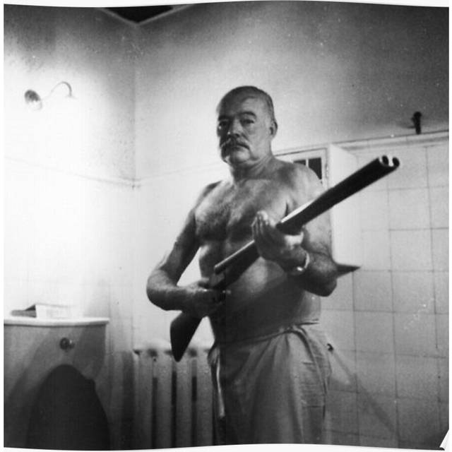 Posters Ernest Hemingway 16x20 inch or 20x20 inch Wall Art Soccer Print