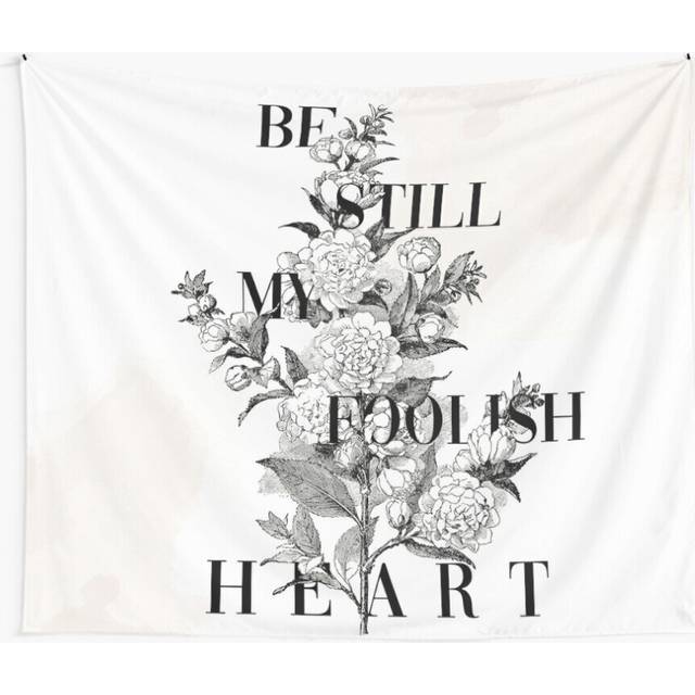 Tapestry 60x50inch Foolish Heart Wall Hanging Art DÃ©cor Living Room
