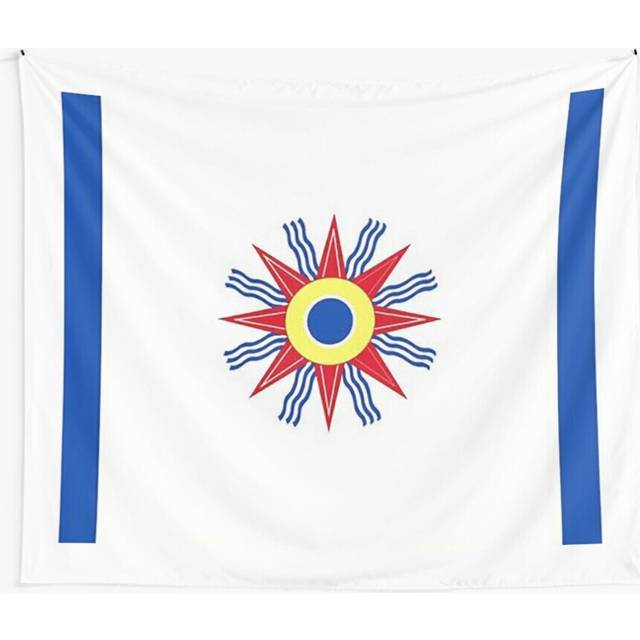 Tapestry 60x50inch Chaldean Flag Wall Hanging Art DÃ©cor Living Room