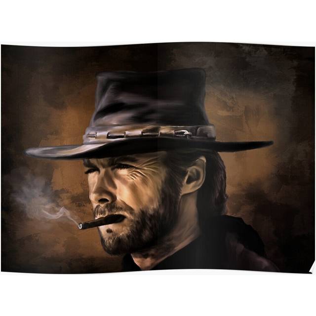 Posters Cowboy 16x20 inch or 20x20 inch Wall Art Soccer Print