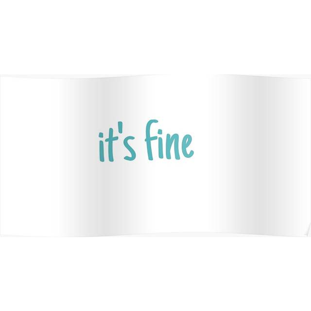 Posters it's fine 16x20 inch or 20x20 inch Wall Art Soccer Print