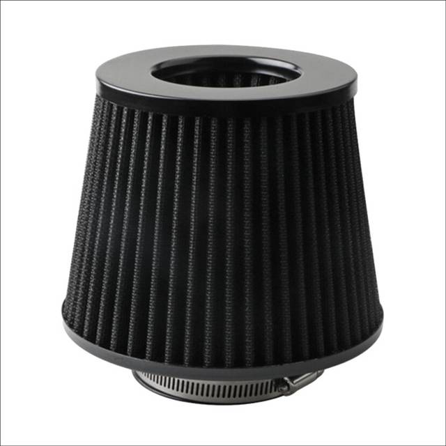 76mm Air Filter Mushroom Head Filter Exhaust Filter Intake Filter Universal Car Supplies Black