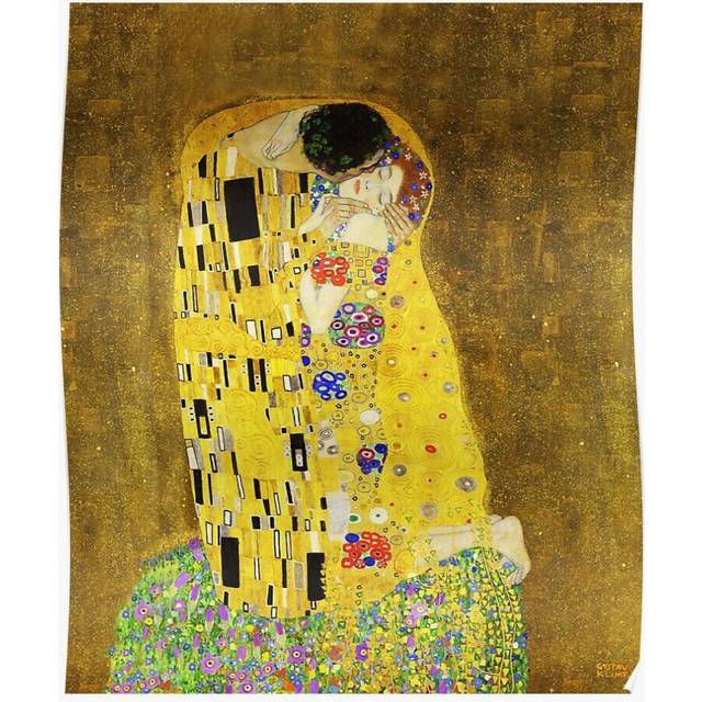 Posters Klimt The Kiss 16x20 inch or 20x20 inch Wall Art Soccer Print