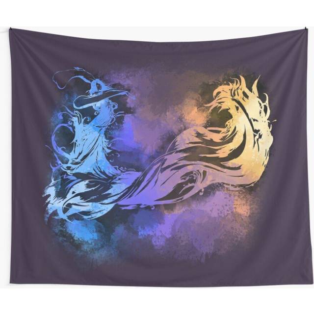 Tapestry 60x50inch Final Fantasy X logo Wall Hanging Art DÃ©cor Living Room