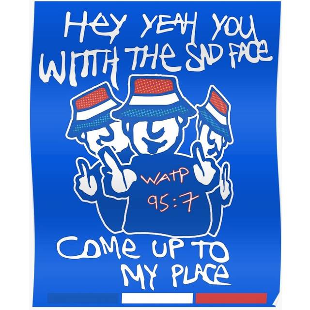 Posters Glasgow Rangers Graffiti - Live It Up 16x20 inch or 20x20 inch Wall Art Soccer Print