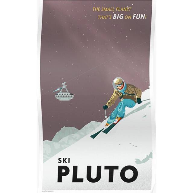 Posters Pluto Travel 16x20 inch or 20x20 inch Wall Art Soccer Print