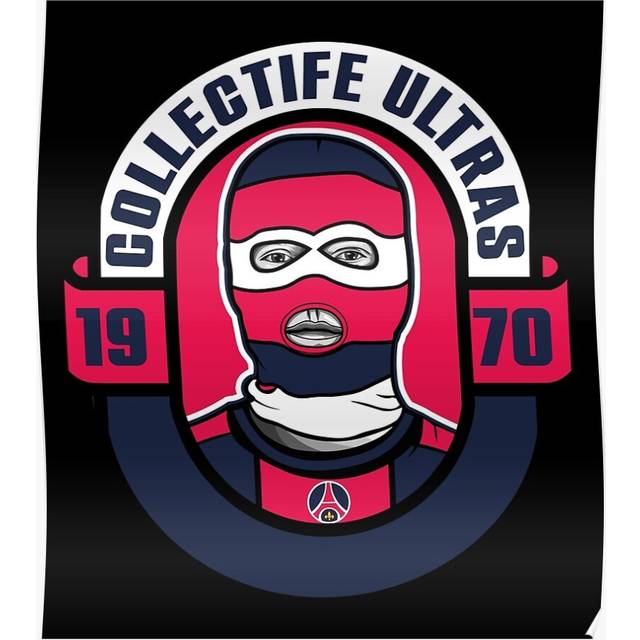 Posters Ultras Paris Collective 16x20 inch or 20x20 inch Wall Art Soccer Print