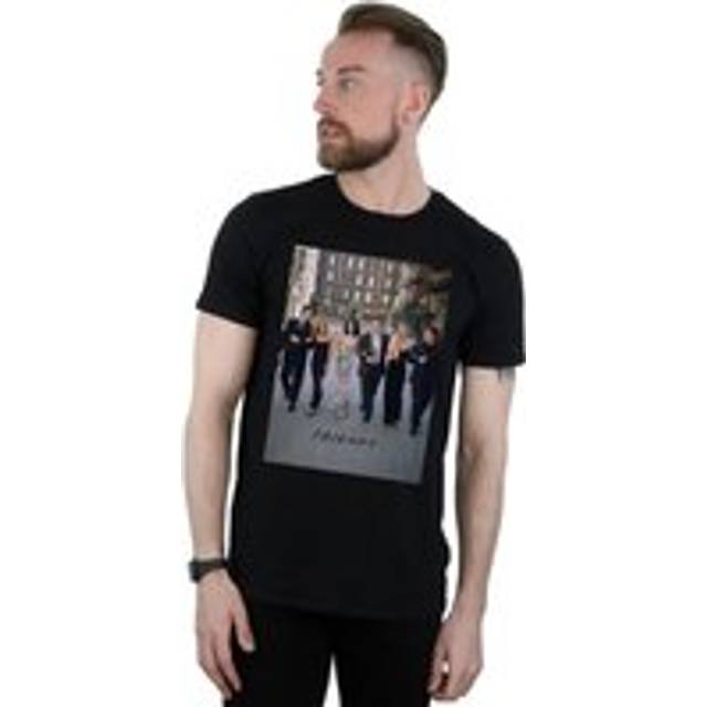 Champagne And Flowers T-Shirt - Black - L