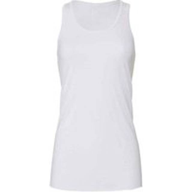 (16 UK, White) Bella + Canvas Womens/Ladies Flowy Racerback Tank Top