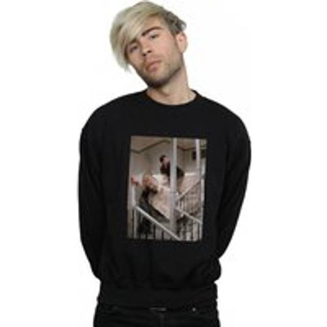 Sofa Stairs Photo Sweatshirt - Black - L