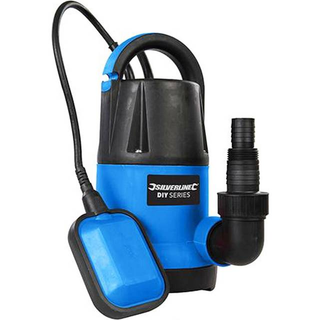 Submersible Water Pump 250w Fast 5000 ltr/hr Flow Silverline DIY