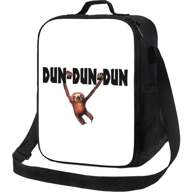Kids Lunch Bag The Croods Sloth Belt Dun-Dun-Dun! Insulated Tote Box for Girls Boys Back to School