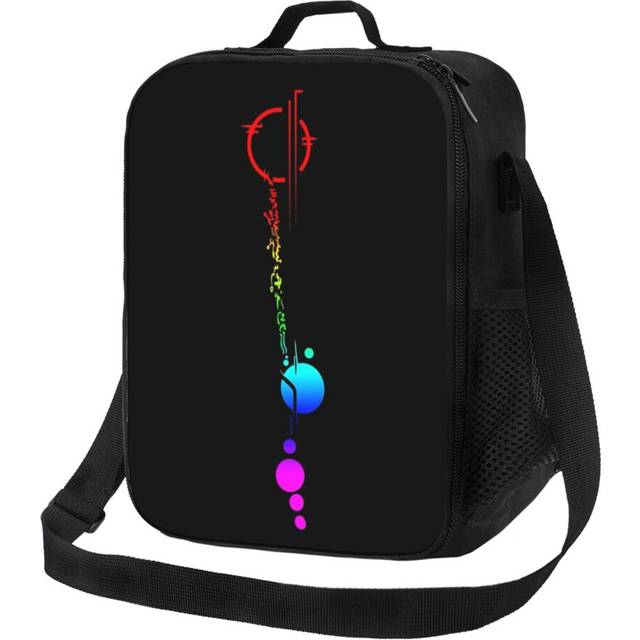 Kids Lunch Bag Lexa's Tattoo (Rainbow) Insulated Tote Box for Girls Boys Back to School