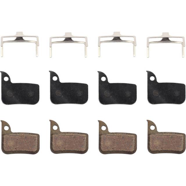 4 Pairs Organic Bike Brake Pads Cycling Road Bicycle Resin Disc Brake for SRAM Red 22 B1 Force 22 CX1