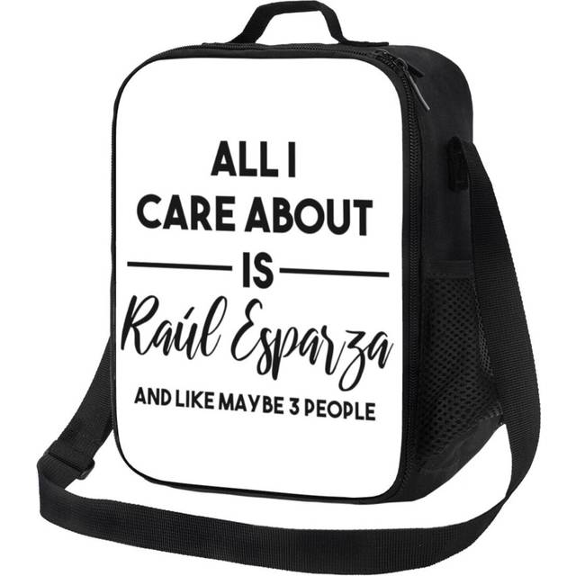 Kids Lunch Bag All I Care About Is RaÃºl Esparza Insulated Tote Box for Girls Boys Back to School