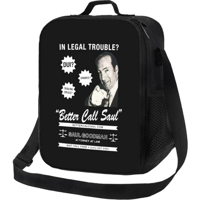Kids Lunch Bag Isaac Morris Breaking Bad Men's Better Call Saul Insulated Tote Box for Girls Boys Back to School