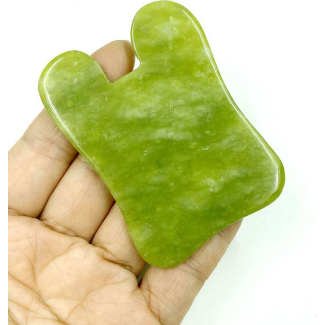 (a-O) Natural Stone GuaSha Jade Facial Beauty Scraping Massage Tools Firm Skin Care Face Gua Sha SPA Physical Therapy Gue Che Roller