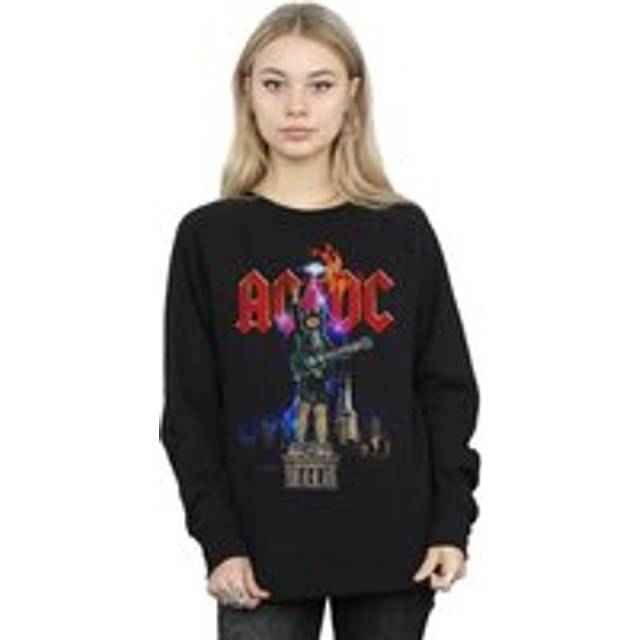AC/DC Womens/Ladies Angus NYC Sweatshirt XXL black