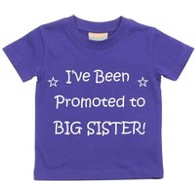 I've Been Promoted To Big Sister Purple Tshirt - 12-13 Years