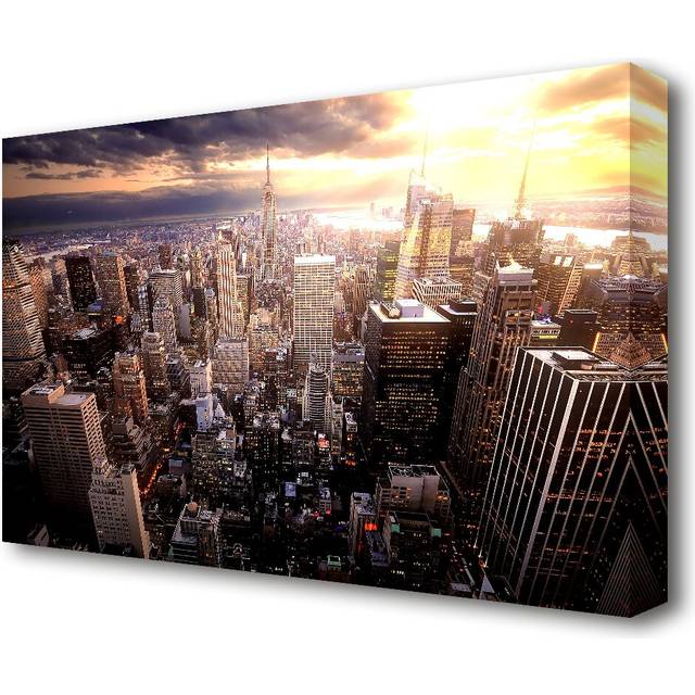 Manhattan - Wrapped Canvas Photograph Print (101.6 cm H x 142.2 cm W)