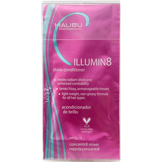 Malibu C ILLUMIN8 Shine Conditioner (6 Packets) - Concentrate for Hair Shine & Manageability - Lightweight  Non-Greasy Hair Conditioner for All Hair T