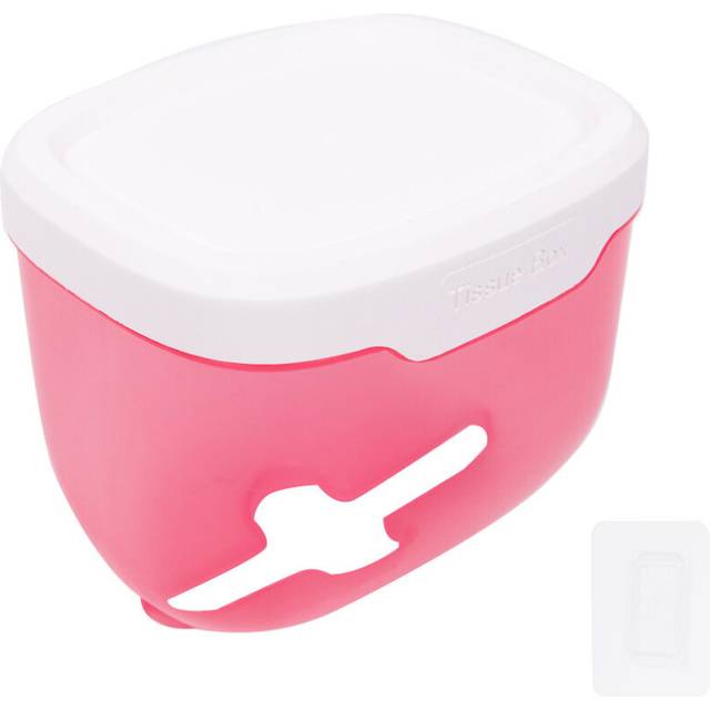(a-Red) Toilet Paper Storage Rack Tissue Bathroom Box 3 Colors Wall Mount Toilet Paper Holder Waterproof Mobile Phone Storage Shelf