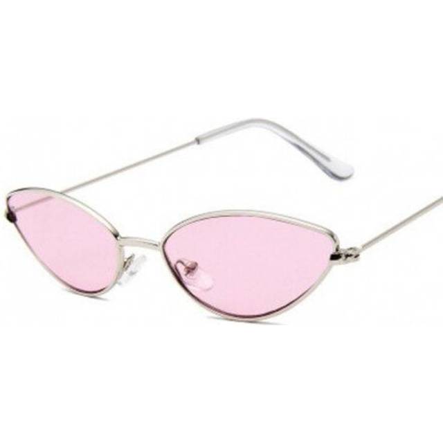 (C2) nauq retro cat eye small frame sunglasses women 2020 new fashion candy color glasses brand design High Quality metal eyewear