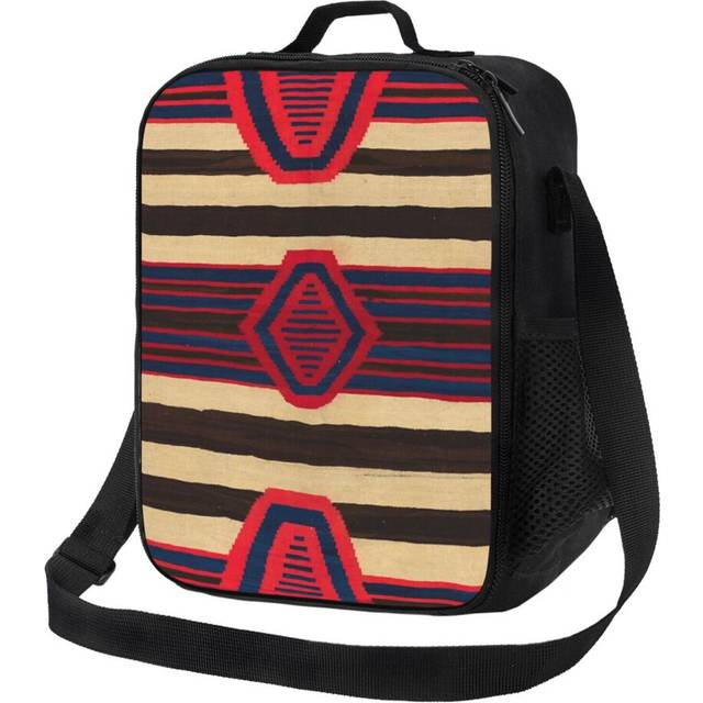 Kids Lunch Bag Indigenous Designs I Chief's Blanket Navajo Weavings Insulated Tote Box for Girls Boys Back to School