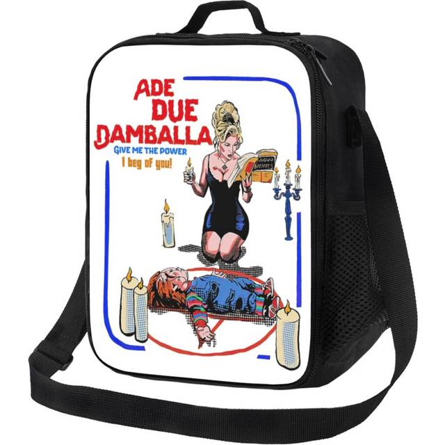Kids Lunch Bag Bride Of Chucky Jennifer Tilly Charles Lee Ray Insulated Tote Box for Girls Boys Back to School