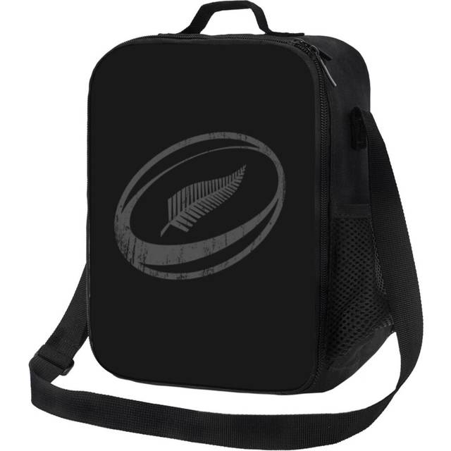 Kids Lunch Bag New Zealand Rugby Maori Hakka Dance Sports Shirt Insulated Tote Box for Girls Boys Back to School