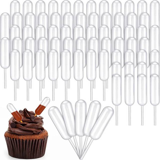 1000 Pcs 4 Ml Plastic Pipettes Squeeze Transfer Dropper Disposable Liquid Dropper Transfer Pipettes